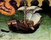 GELDER, Aert de Quaratesi Altarpiece: St. Nicholas saves a storm-tossed ship gfh oil painting artist